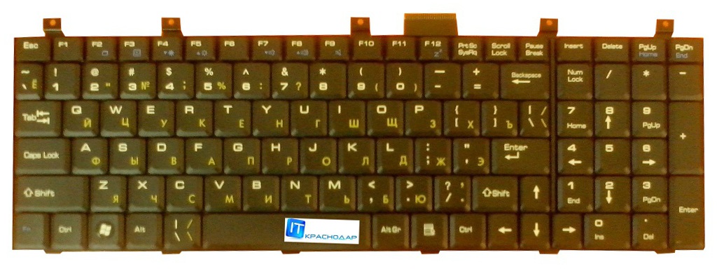 Клавиатура для ноутбука MSI CX700