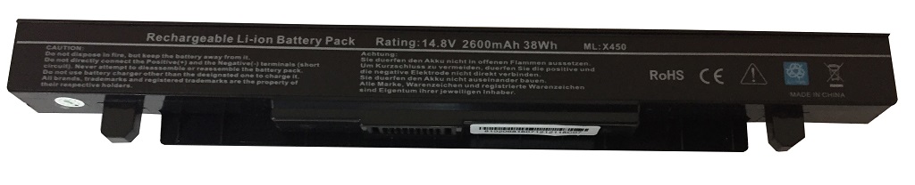 Аккумуляторная батарея для ноутбука Asus X450 X452 X550 X552 A550 F550 P550 R409 R510 K550
