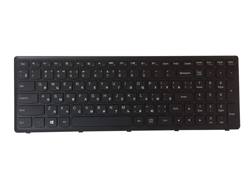 Клавиатура для ноутбука Lenovo  G500S G505S S510 S510P Z510 S500 Flex15